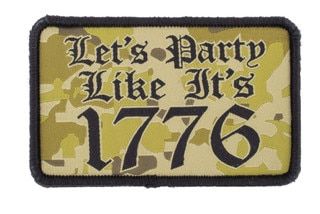 Sons of Liberty Gun works Party Like It's 1776 Morale Patch MultiCam